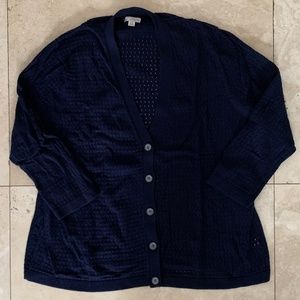 GAP ● Navy Blue V-Neck Cardigan
